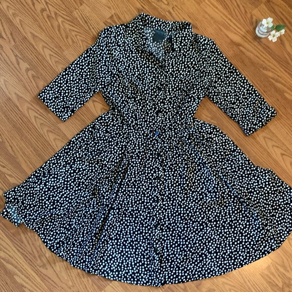 Nordstrom Dresses & Skirts - Nordstrom Black Polka Dot Dress